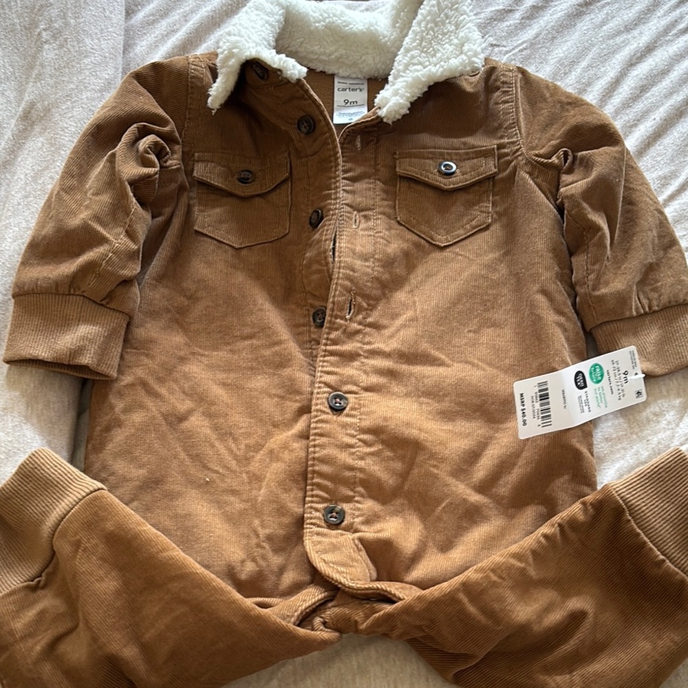 Carter's Brown Jean Jacket Classic Design